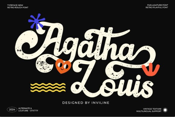 Agatha Louis: A Script Font for Web Design and Brand Identity