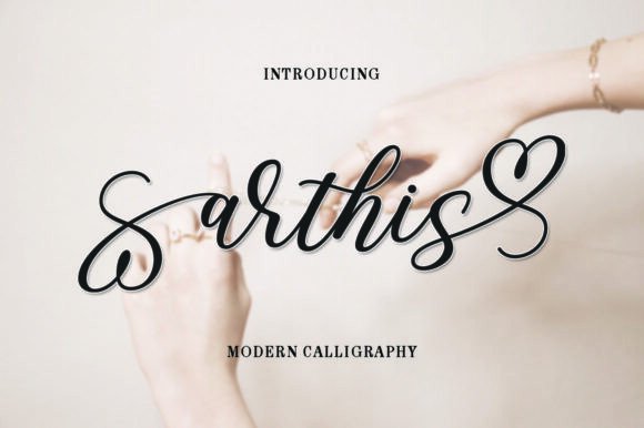 Arthis: A Script Font That Elevates Digital Branding
