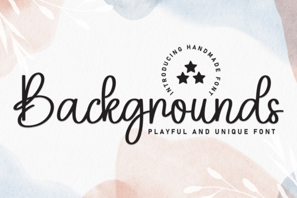 Backgrounds: A Script Font That Elevates Digital Branding