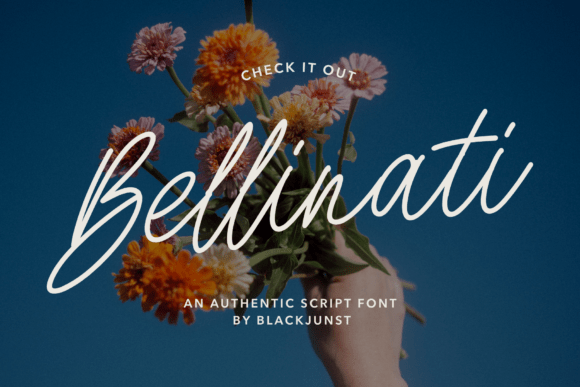 Bellinati Script Font for Crafters and Designers