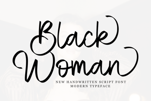 Blackwoman Regular: A Bold Script Font for Digital Design