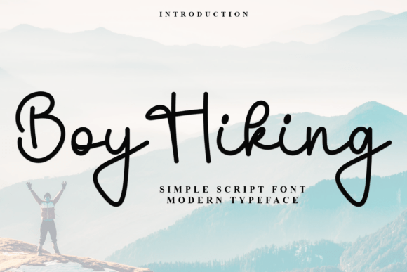 Boy Hiking: A Font That Brings Adventure to Every Project