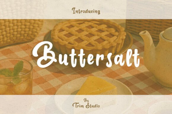 Buttersalt: A Script Font That Elevates Web Design