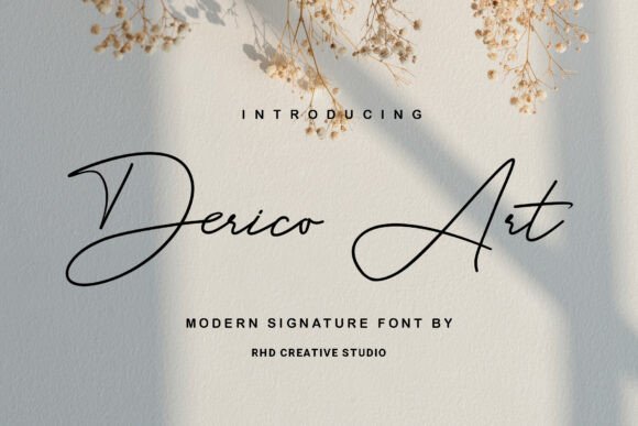 Derico Art: A Script Font for Modern Web Design