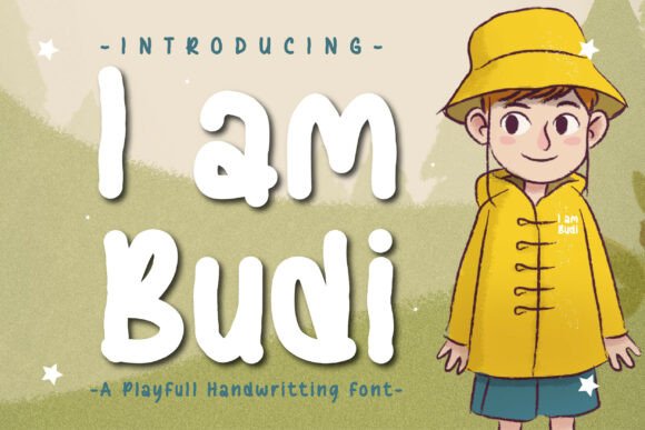 Font Choice That Speaks Volumes: I Am Budi in Action