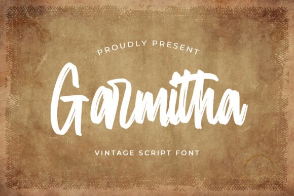Garmitha: The Vintage Script Font That Elevates Your Brand