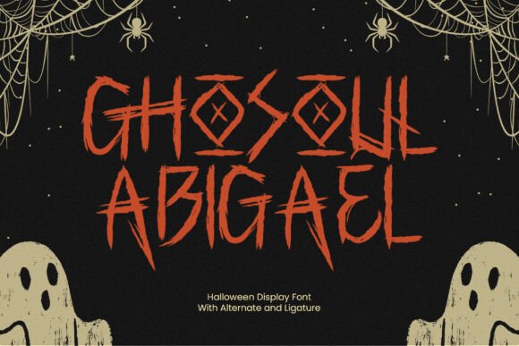 Ghosoul Abigael: A Spooky Script Font for Digital Creativity