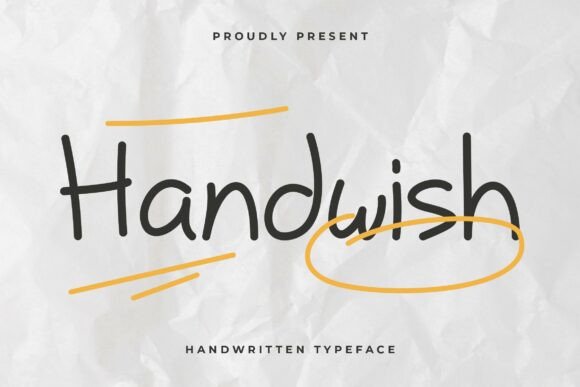 Handwish: A Handwritten Font for Creative Crafters