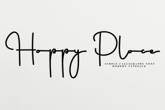 Happy Place: A Festive Font for Digital Design