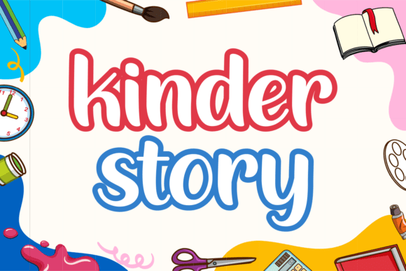 Kinder Story: A Versatile Script Font for Editorial Design