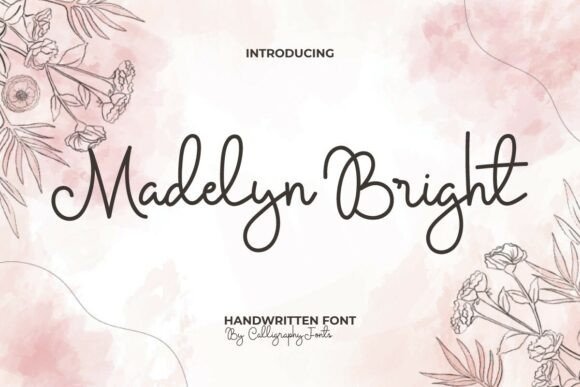 Madelynbright: A Font for Warm, Handcrafted Branding