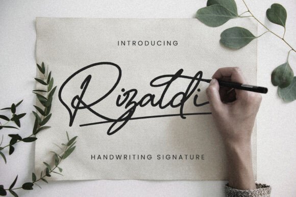 Rizaldi Regular: A Timeless Script Font for Editorial Design