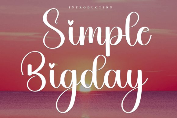 Simple Bigday: A Font That Adds Warmth to Digital Design