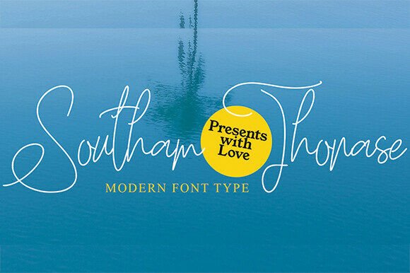 Southam Thonase: A Script Font for Editorial Elegance