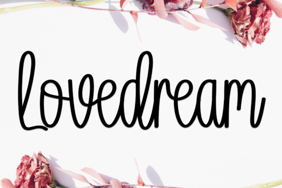 Testing Lovedream: A Script Font for Branding Projects
