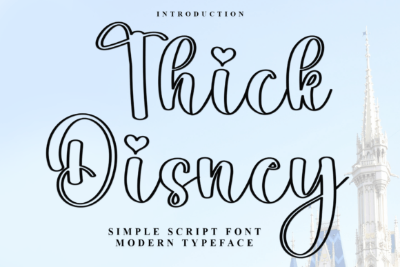Thick Disney: A Font That Adds Magic to Your Brand