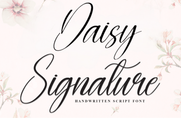 Transform Your Brand with Daisy Signature Font